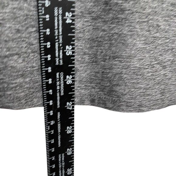 90 Degree By Reflex T-Shirt Women's Large Gray V-Neck Short Sleeve Athletic Top - Picture 5 of 7